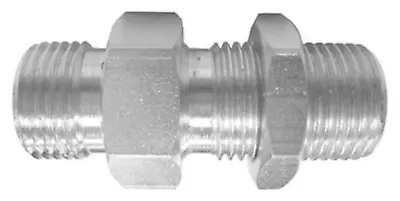 BSP Hydraulic Bulkhead Male/Male C/w Locknut Hydraulic Coupling Connector • £4.95