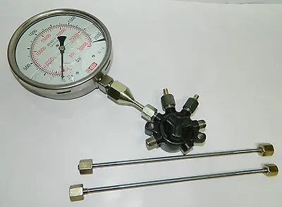 Spherical Common Fuel Rail With 2000 Bar High Pressure Gauge & High Pr. Pipes   • $240