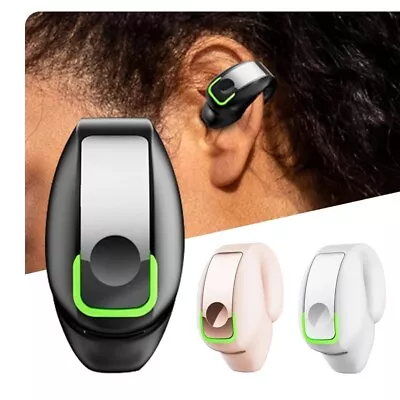 Bluetooth 5.3 Wireless Earbuds Ear Clip Bone Conduction Headphones Sport Headset • $8.47