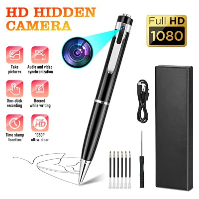 Pen Camera Hidden Cam 1080P Pocket Video Recorder Security Mini Body HD DVR  • $14.99