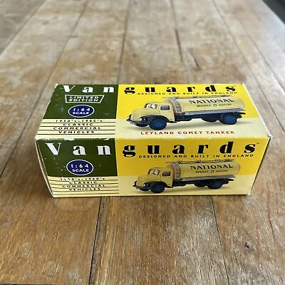 Vanguards 1:64 LEYLAND COMET TANKER National Benzole Boxed Limited Ed VA20001 • £7.90