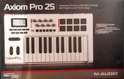 M-Audio AXIOM PRO 25 USB MIDI Controller 25-Key Keyboard With DAW HyperControl • $295