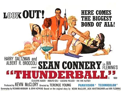 Thunderball James Bond 35mm Film Cell Strip Very Rare Var_e • £2.50