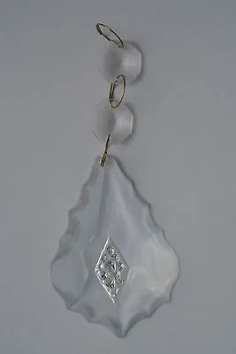 Pack Of 10 Acrylic Crystal-effect Centre Pattern Decoration Chandelier Drops   • £4.99