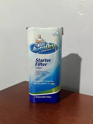 Mr Clean Auto Dry Carwash Starter Filter 3 Uses 1 Disposable Filter NEW SEALED • $14.99