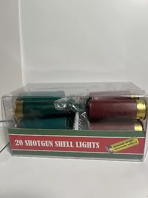 20 Shot Gun Shell Lights GENUINE SPENT SHOTGUN SHELLS Unopened Box 5.5' Length • $11