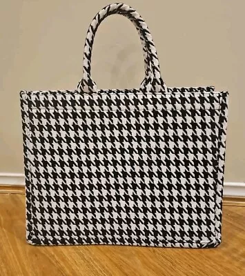 Kate Spade Inspired Houndstooth Tote Bag Brand New • $35