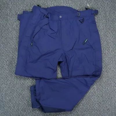 Eddie Bauer Pants Mens Extra Large Blue GTX EBTEK Lined Pockets Adjustable Waist • $41.22