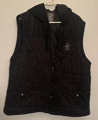 Mens Polo Club Beverly Hills Hooded Vest Size XL • $15