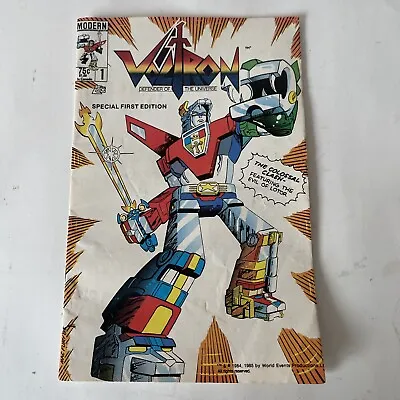 Voltron Special First Edition #1 (1984 Modern Comics) 1st App- NEWSSTAND • $39.99