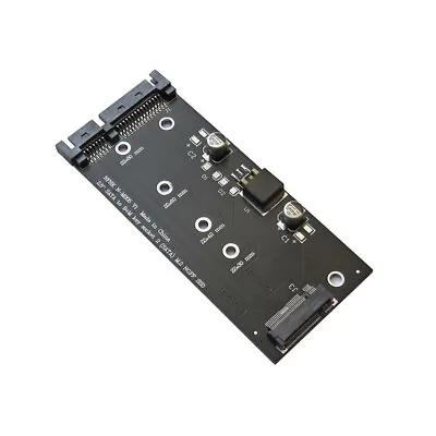 2.5  SATA 3 To B+M Key SATA M.2 NGFF SSD Adapter Card Ada$5 • $9.13