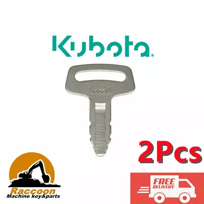 2pcs Fits Thomas Skid Steer 53630 Excavators Loaders Kubota IGNITION KEY • $13.20