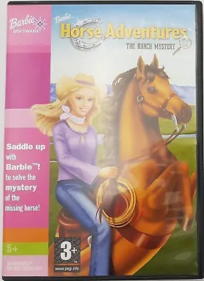 Barbie Horse Adventures - Ranch Mystery PC DVD Computer Video Game UK Release • £19.99