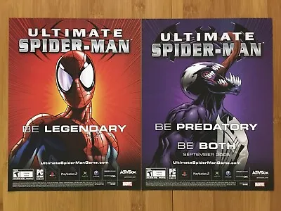 £14.72 • Buy Ultimate Spider-Man PS2 Xbox Gamecube 2005 Print Ad/Poster Official Art Venom