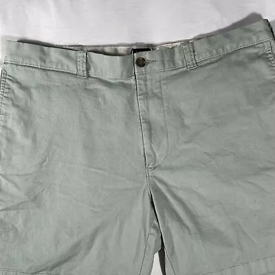 J. Crew Mens Mint Green Basic Flat Front 7  Inseam Chino Shorts - Size 38 • $9