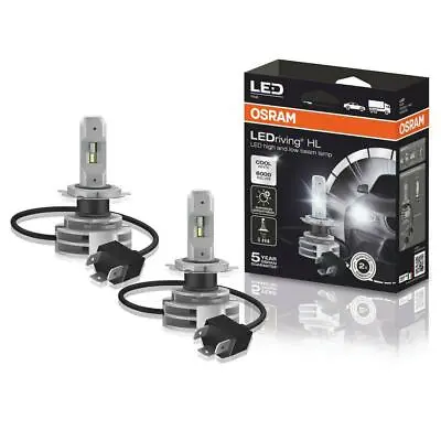 OSRAM H4 LED Bulbs P43t LEDriving HL Gen2 Cool White 6000K(2 Lamps) 9726CW • $105