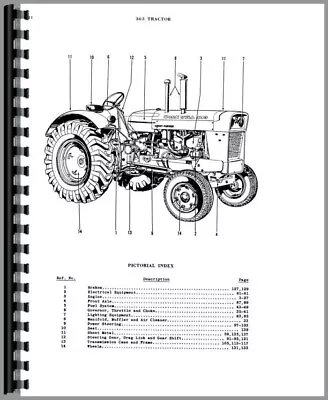 Parts Manual Massey Ferguson 303 Work Bull Tractor • $51.99