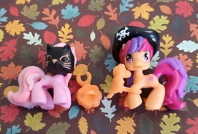 My Little Pony Ponyville 🎃Halloween Pinkie Pie + Scootaloo 2009 Mini Figures • $12