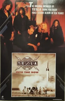 Tesla 2004 Into The Now Promotional Poster Flawless New Old Stock Perfection • $9.99
