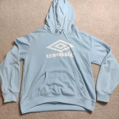 Umbro Light Blue Hoodie Size XL Great Condition • £12