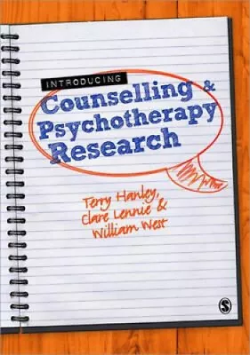 Introducing Counselling And Psychotherapy Research By Prof. William West • $81.79