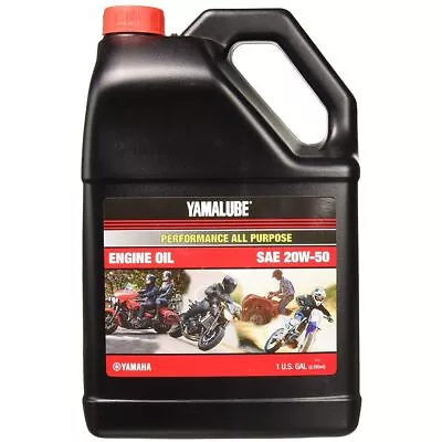 Yamaha Yamalube SAE 20W-50 4T 4-Stroke Engine Motor Oil Gallon LUB-20W50-AP-04 • $49.99