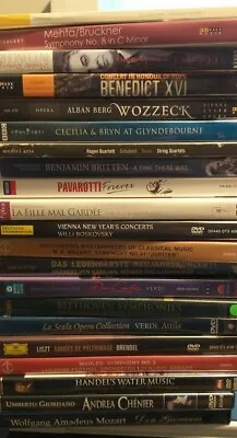 £9.99 • Buy Various Opera Classical Ballet Dvds Starting From £1.99 Freepost 