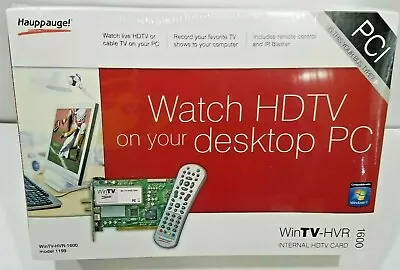 Hauppauge 1199 WinTV HVR-1600 Internal PCI Dual TV Tuner/Video Recorder With IR  • $134.95