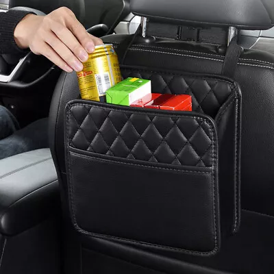 Car Accessories Seat Storage Bag PU Leather Multifunction Hanging Storage Pocket • $27.47