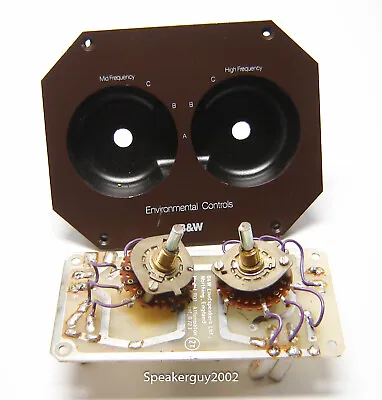 B&W 801 Speaker Attenuators With Mounting Plate / AS IS - Parts Or Project • $59.95
