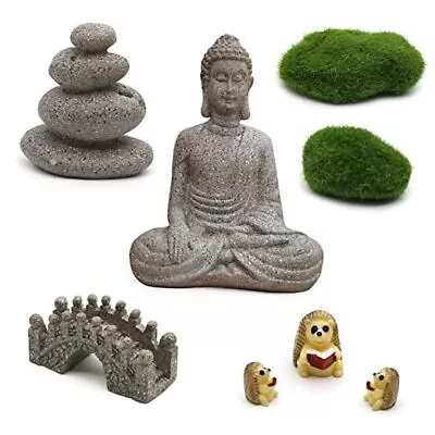  Meditation Zen Garden Accessories - Miniature Buddha Garden Kit Micro  • $22.38