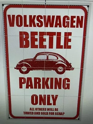 Volkswagen Beetle - Parking Only Sign • $15.95