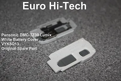 Vyk5q13 White Battery Cover For Panasonic Lumix Dmc-tz30 Digital Camera New Uk  • £16.55