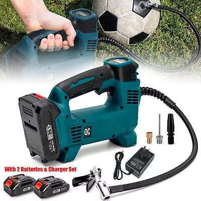 Cordless Car Tyre Inflator Pump Air Compressor For Makita 18V W/Battery Charger • $132.86