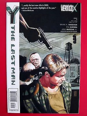 Y: THE LAST MAN #9 (NM) BRIAN K VAUGHAN HTF 1st Print! Vertigo DC 2003 Saga • $9.95