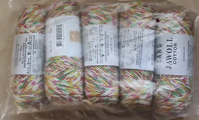 Lang Jawoll Cotton Superwash Yarn 10 Skeins Brand New 0175 • $35