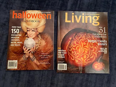 MARTHA STEWART HALLOWEEN Lot Of BEST Of Martha Stewart Halloween & Oct Living • $19.99