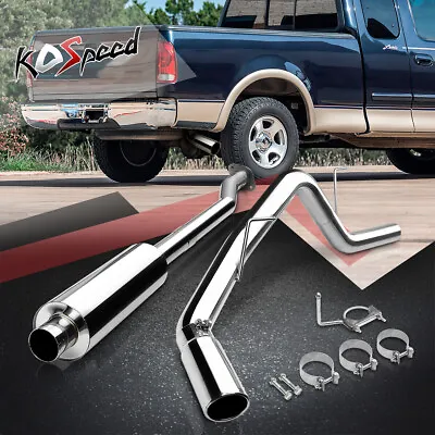 97-04 Ford F150 4.6/5.4 V8 3  Tip Stainless Steel Racing Catback Exhaust System • $196.98