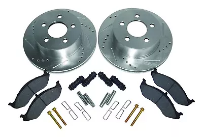 Jeep Wrangler Tj Performance Front Brake Kit Drilled & Slotted Rotors & Pads New • $449