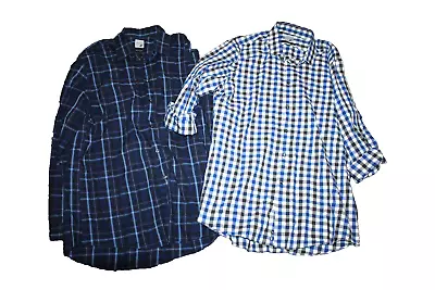 J. FERRAR SUPER SLIM FIT MECHANICAL STRETCH Men's Shirt Lot Of 2 Large 16-16.5 • $20