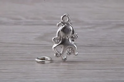 Octopus Charm Made From Solid Sterling Silver • £14.95