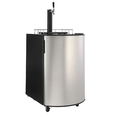 Beer Kegerator Single Tap Draft Beer Dispenser Full Size Keg Refrigerator 128L • $573.99
