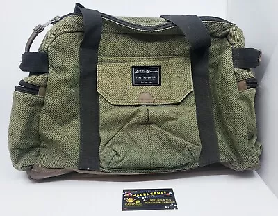 Eddie Bauer First Adventure Green Travel Diaper Bag - GREAT CONDITION!! • $24.98