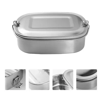 £12.53 • Buy  650 ML Lunch Box Adults Carrying Bento Metal Storage. Tin Leakproof