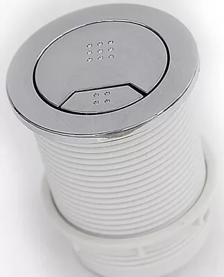 Macdee KARA 72mm Pneumatic Macdee SYG610CP Dual Flush Drop Valve Push Button New • £33