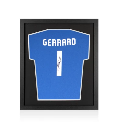 £154.99 • Buy Framed Steven Gerrard Signed T-Shirt, Gerrard 1 - Compact Autograph