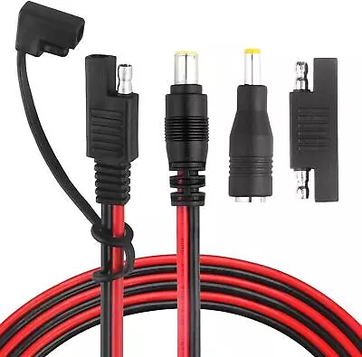 Dc 8mm Male To Sae Connector Adapter 14awg 6ft Cable Wire Compatible With Exp • $21.49