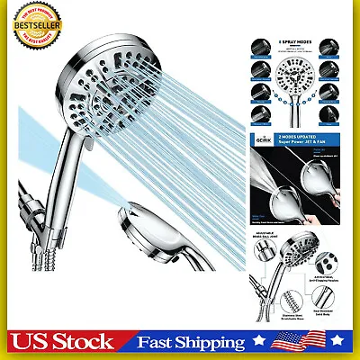 $30.99 • Buy Aquacare AS-SEEN-ON-TV High Pressure 10-Mode Handheld Shower Head-Antimicrobial