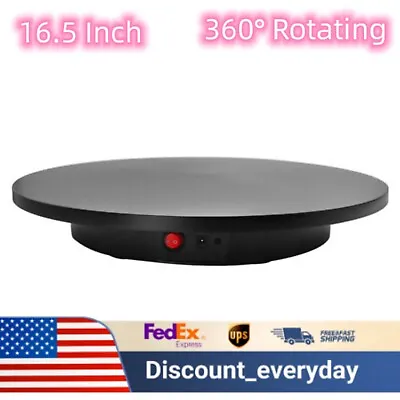 16.5  Electric Motorized Rotating Turntable Display Stand +Remote Control 360° • $64.60