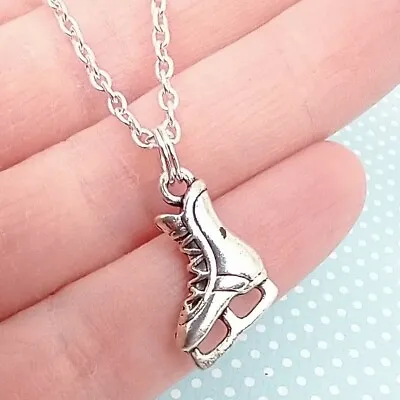 Ice Skate Boot Pendant Necklace Skating Charm Jewellery Gift Ice Hockey • £5.99